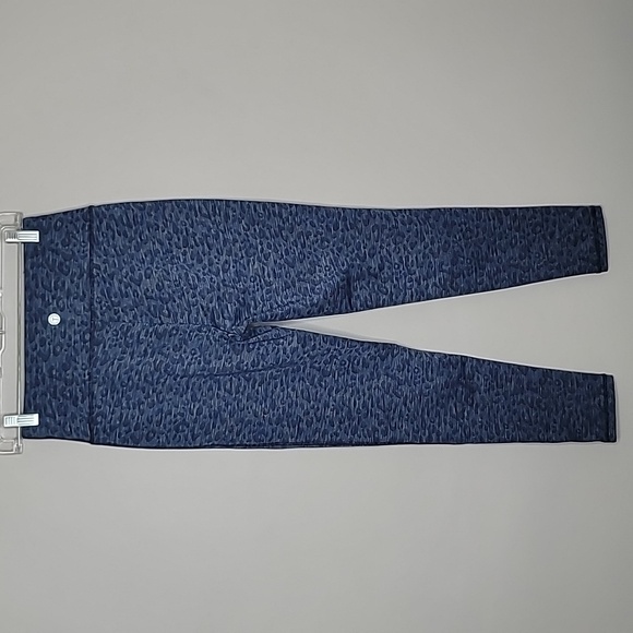 T by Talbots size SP small Petite animal print heather blue leggings - Picture 4 of 9